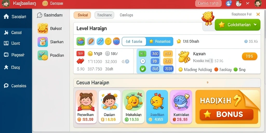 Bonus harian yang menguntungkan untuk semua pemain.