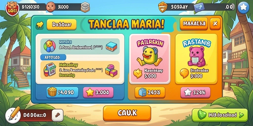 Leaderboard untuk melihat peringkat pemain.