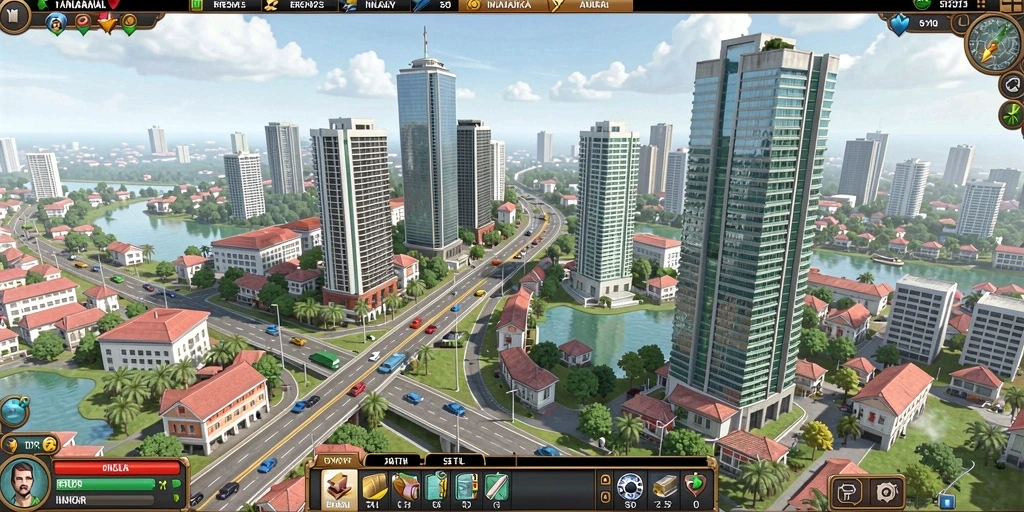 Screenshot menunjukkan interaksi antara pemain dalam mode multiplayer.